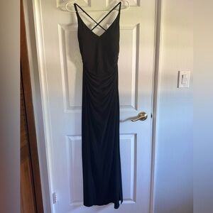Laundry By Shelli Segal Black Backless Dress